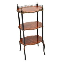 Antique French Etagere Side Table