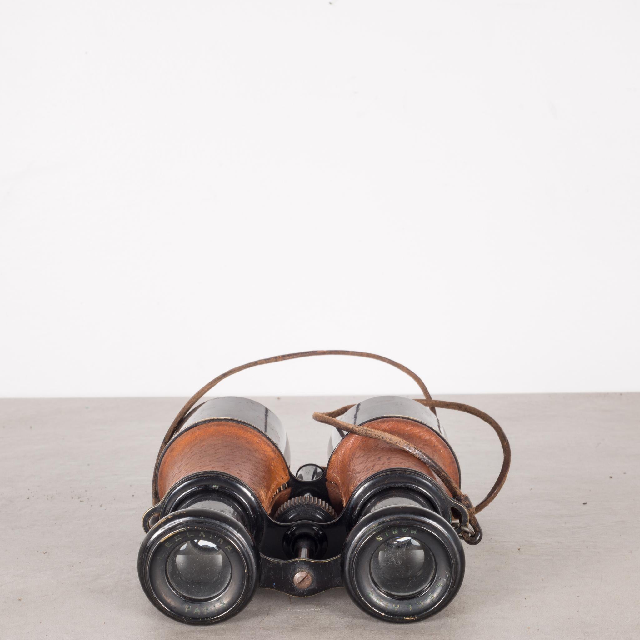 Metal Antique French Expandable Field Binoculars, circa 1880s