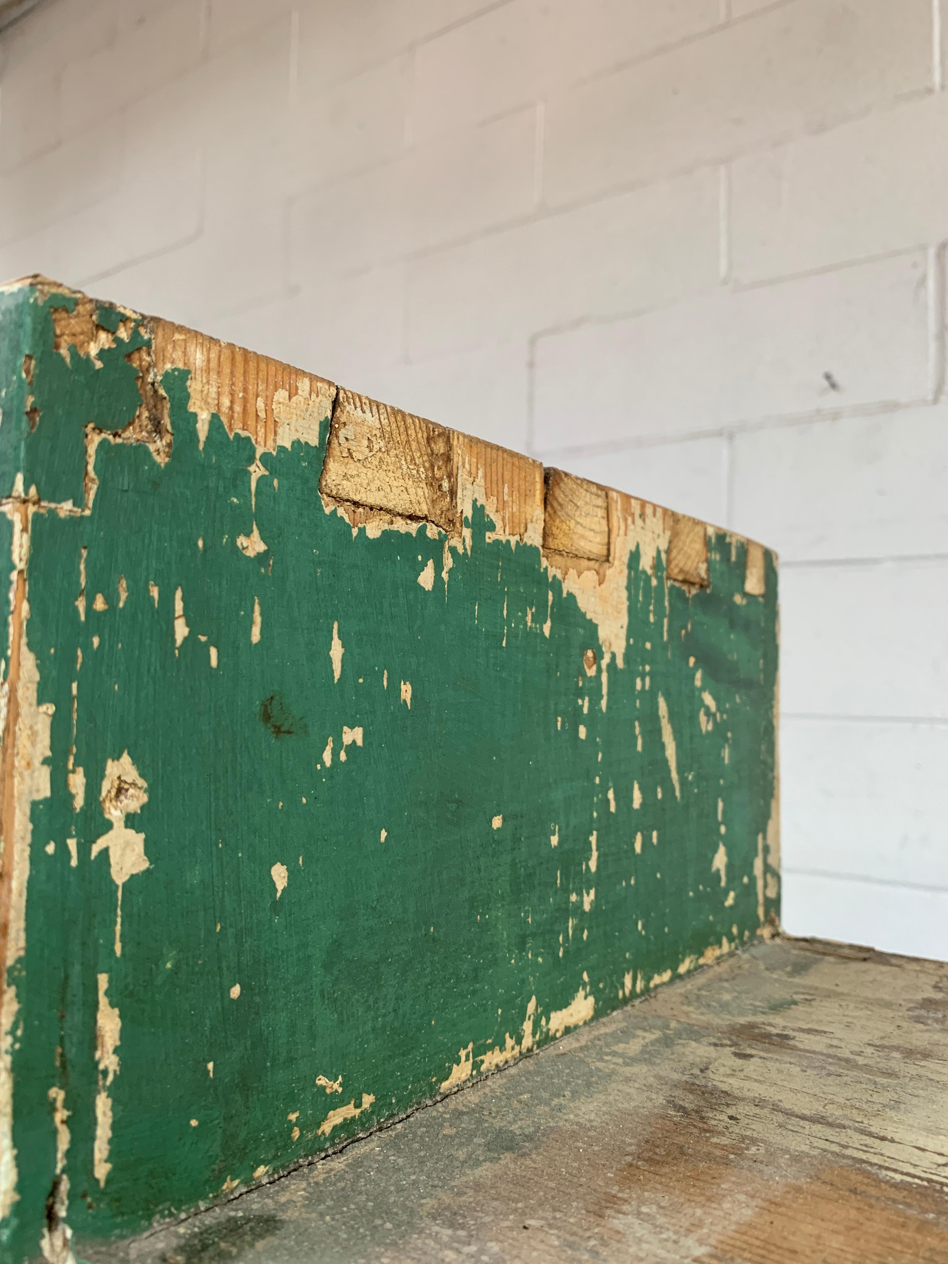 Antique French Farm-Style Cabinet with Hutch 1