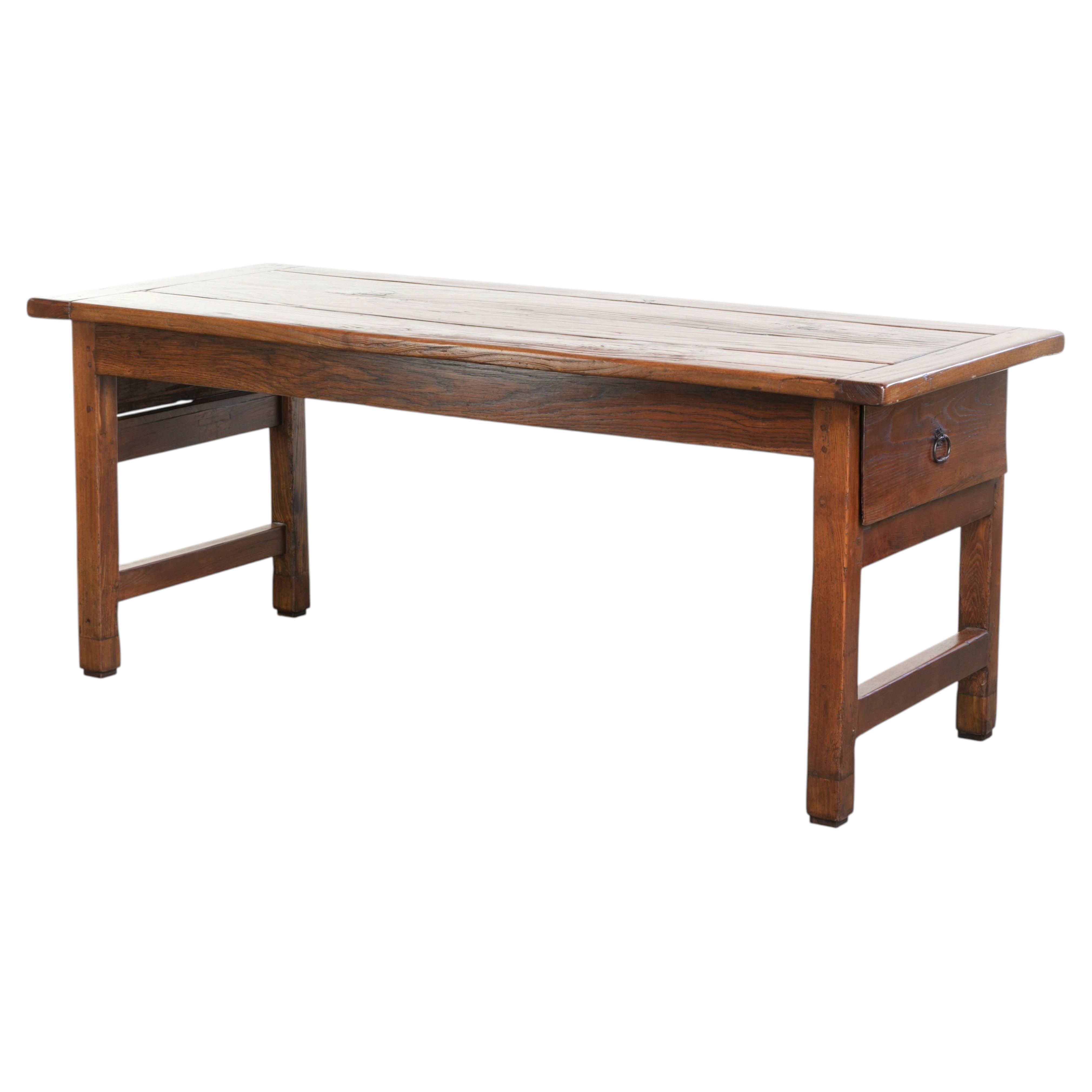 Antique French farmhouse dining table for 4/ 6 people from the 18th century For Sale