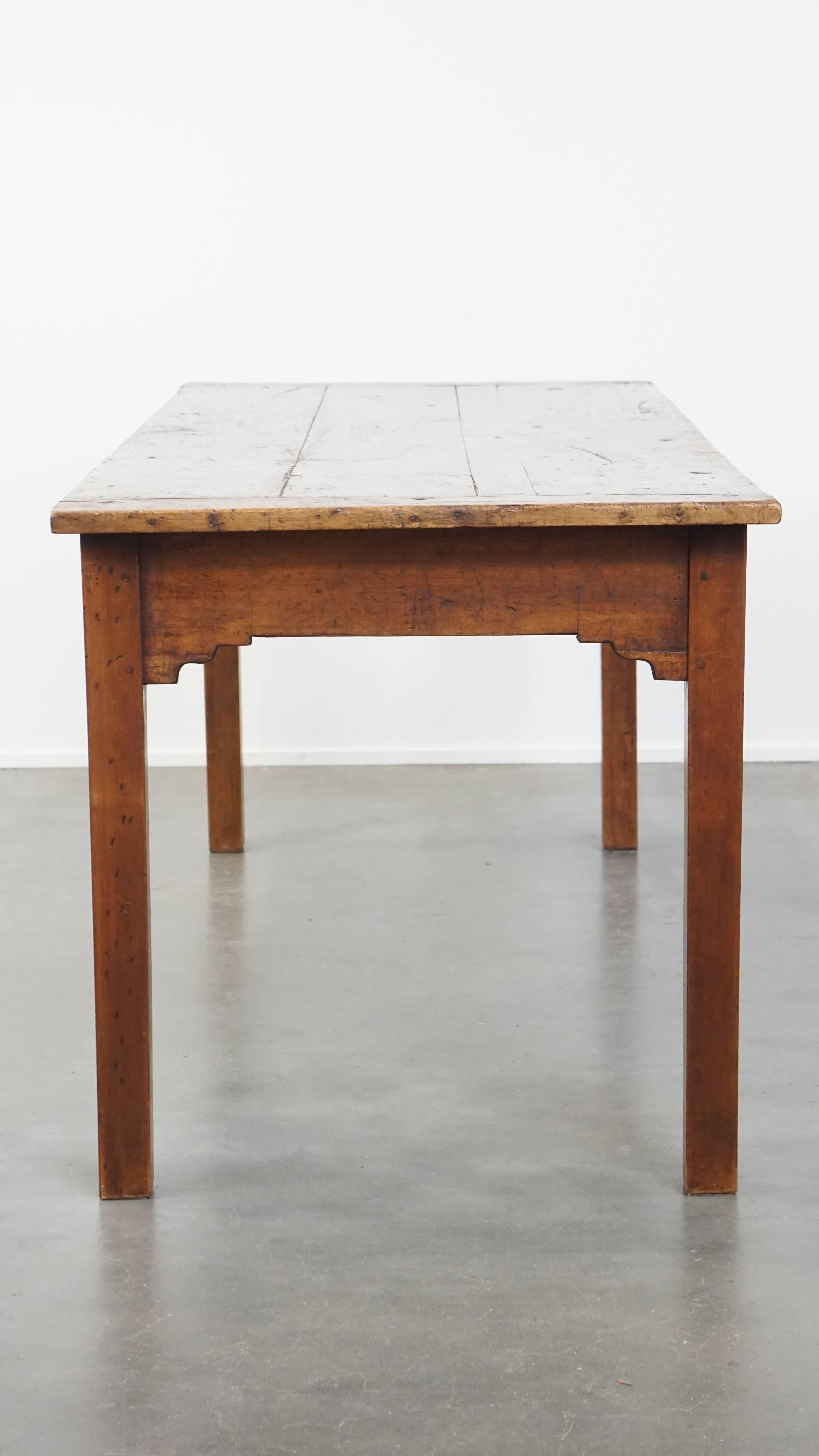 Classical Roman Antique French Farmhouse Dining Table from the Early 19th Century For Sale