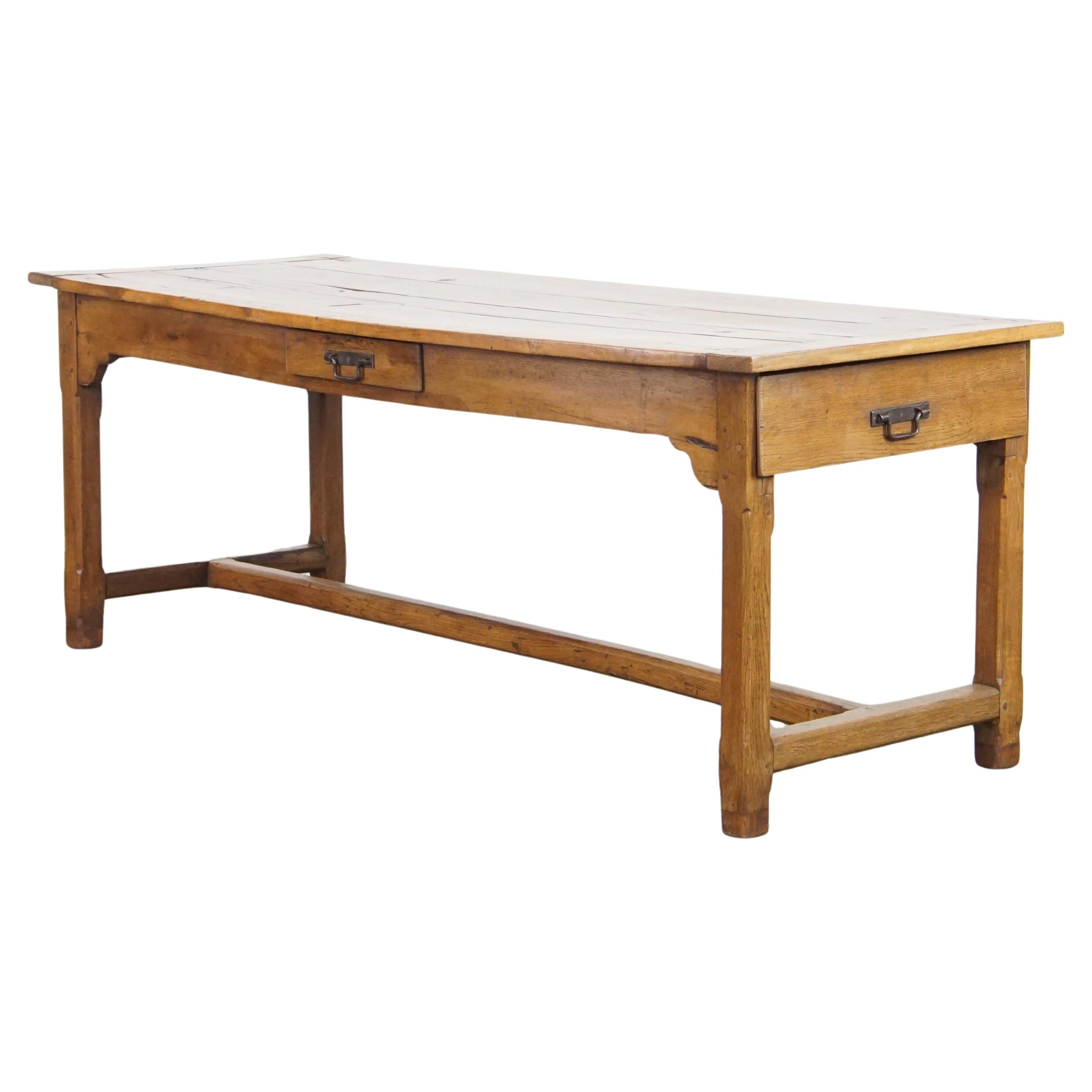 Antique French Farmhouse Dining Table Late 18th Century