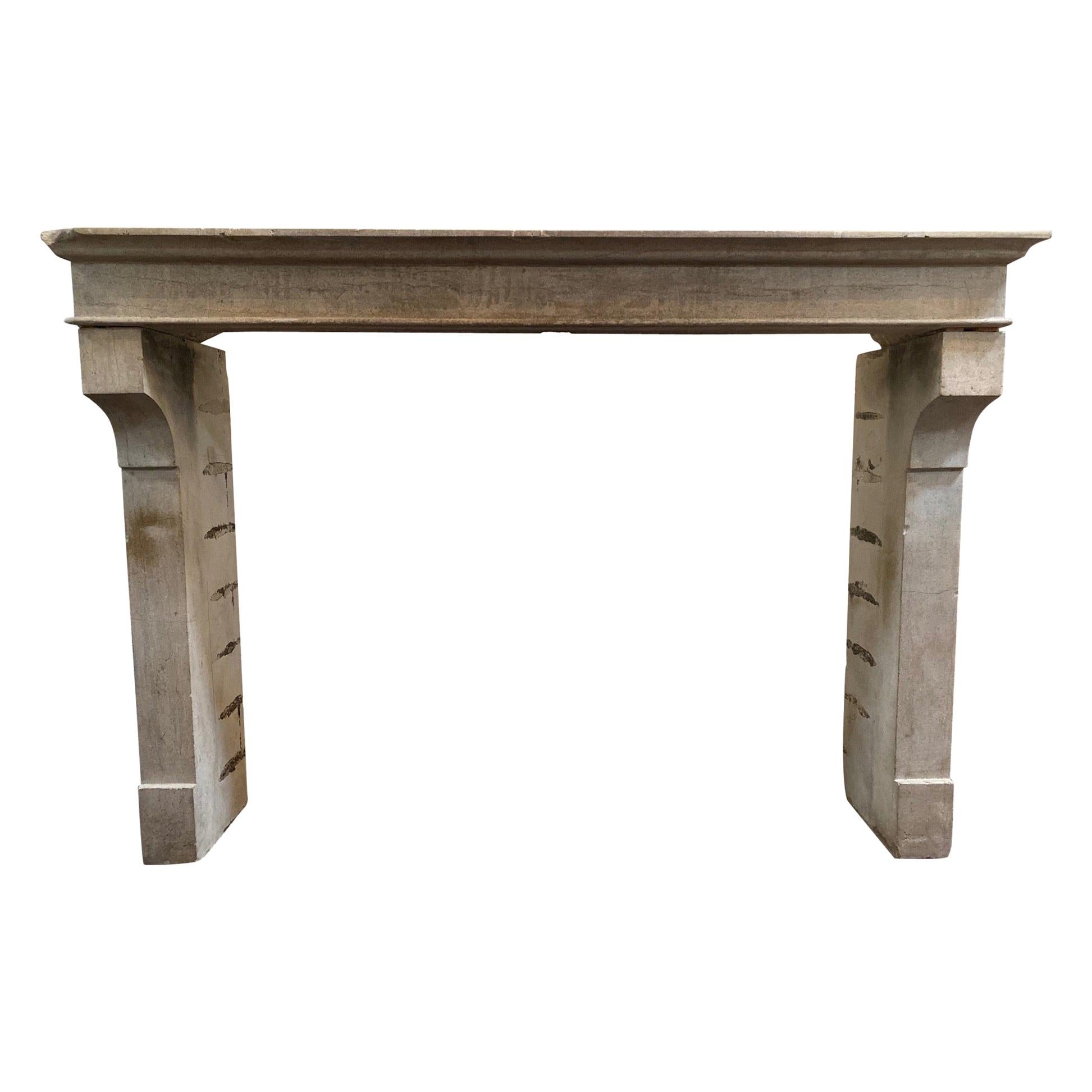 Antique French Farmhouse Mantel