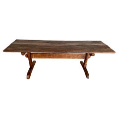 Table de ferme française ancienne 17e ou plus ancienne