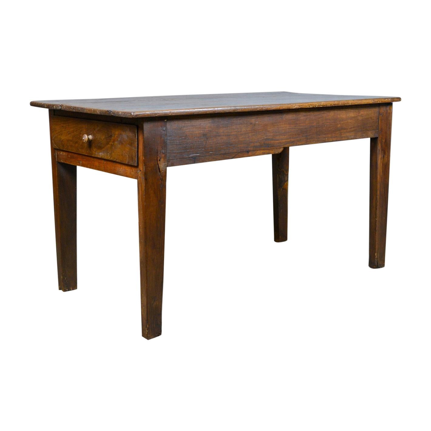 Antique French Farmhouse Table, Oak, Kitchen, Dining, 19th Century, circa 1850