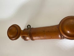 Antique French Faux Bamboo Carved Coat & Hat Rack, circa 1920