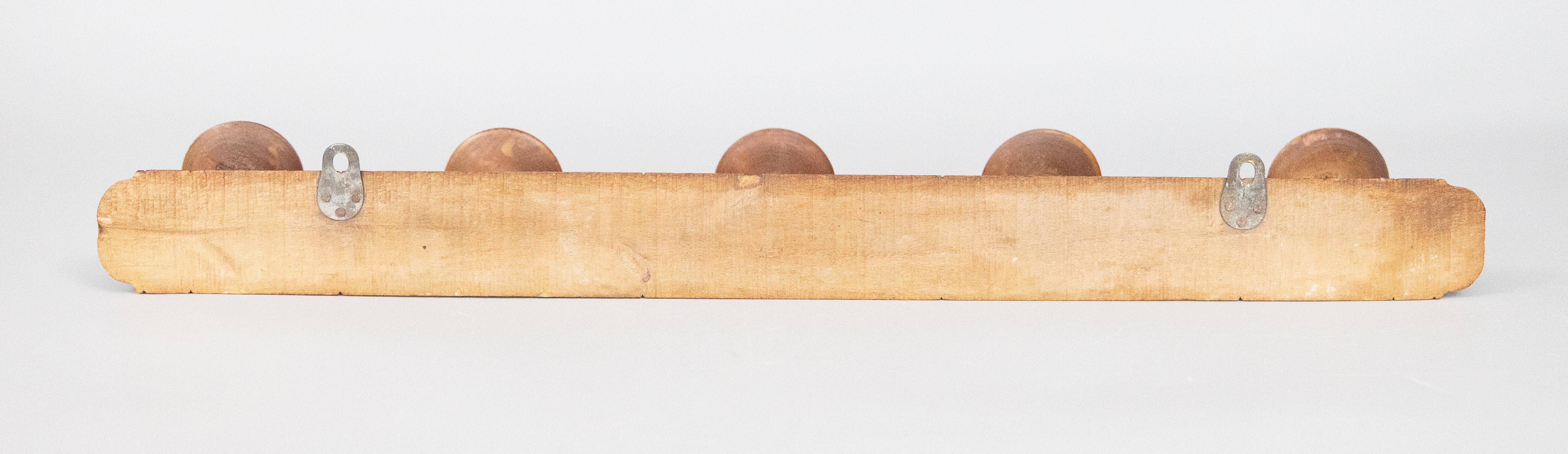 20ième siècle Porte-manteaux et porte-chapeaux français ancien en faux bambou sculpté, vers 1920 en vente