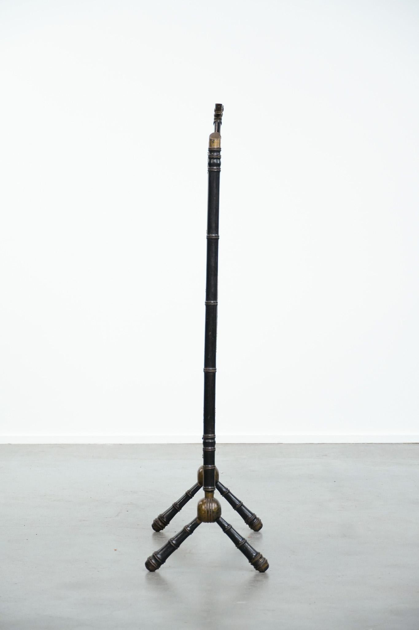 Romano classico Parafuoco francese antico in finto bambù con tessuto di lusso in vendita