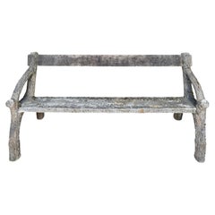 Banc Antique French Faux Bois