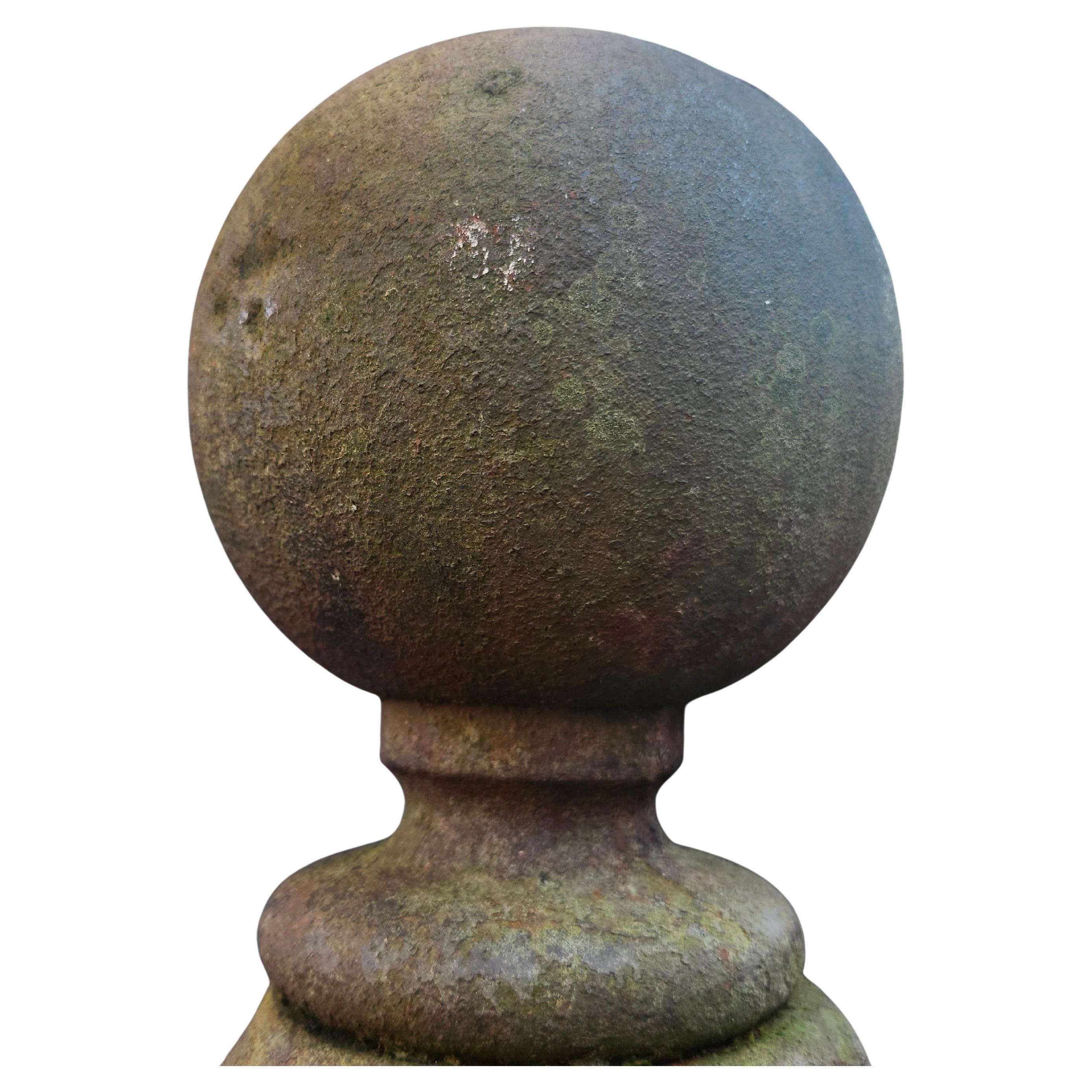 Fin du XIXe siècle Ancien poteau d'attelage en fonte Faux Bois Français C1875 en vente