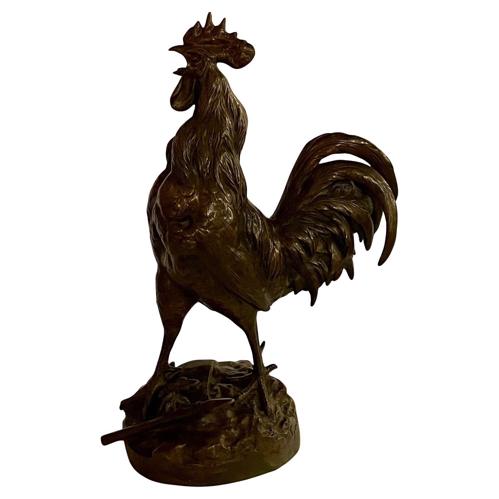 Antique French Figural Bronze Statue of 