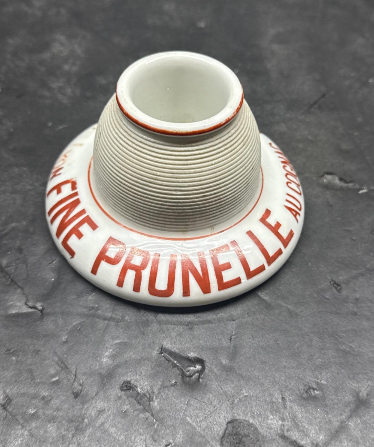 Antique French FINE PRUNELLE LYON Match Holder With Striker For Sale 6