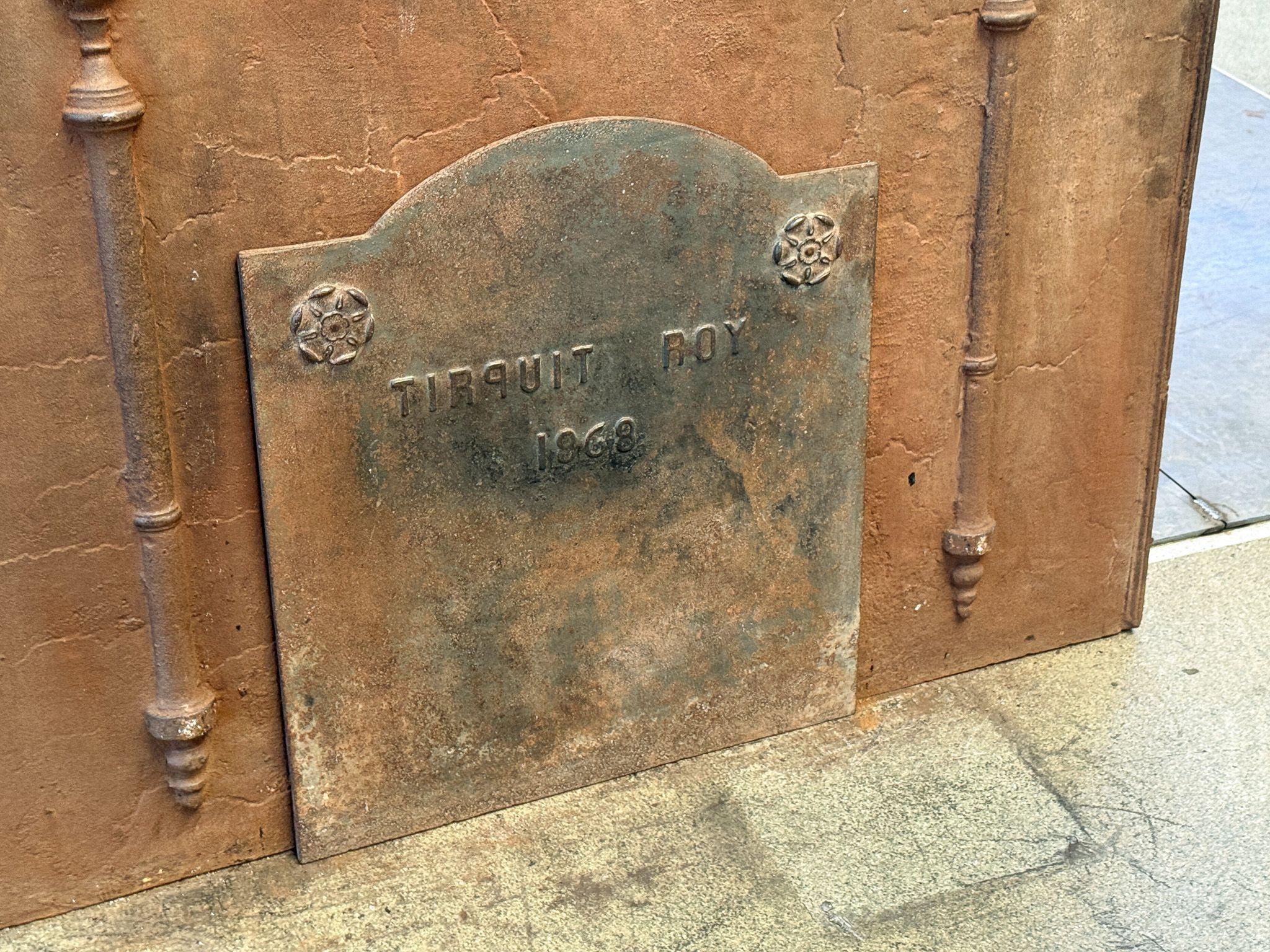 Antiker französischer Kaminschirm / Backsplash, 19. Jahrhundert (Viktorianisch) im Angebot