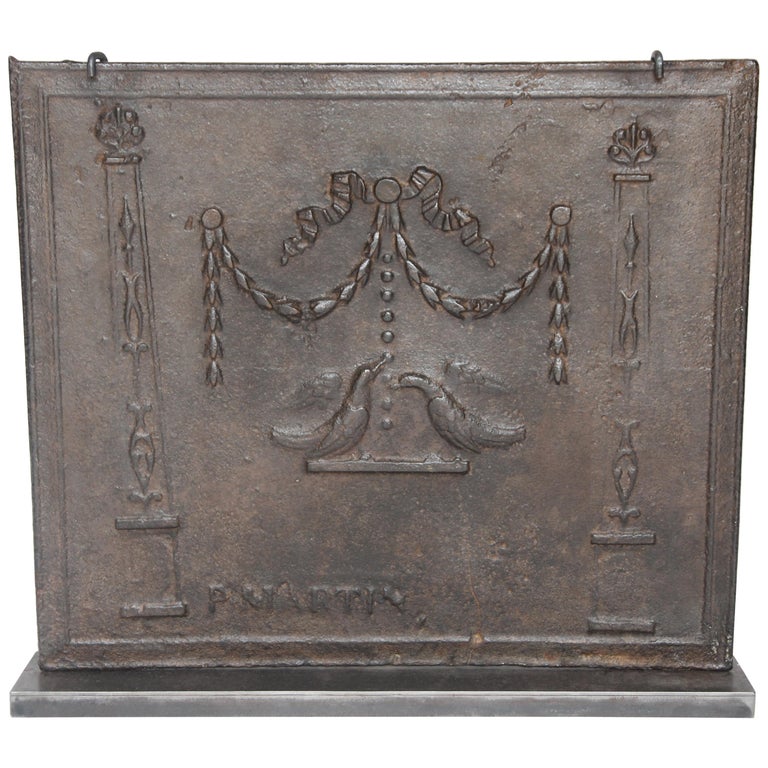Antique French Fireback at 1stDibs