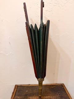 Antique French Fireplace Bellows 18th C Rosewood Gilt Ormolu Mounts
