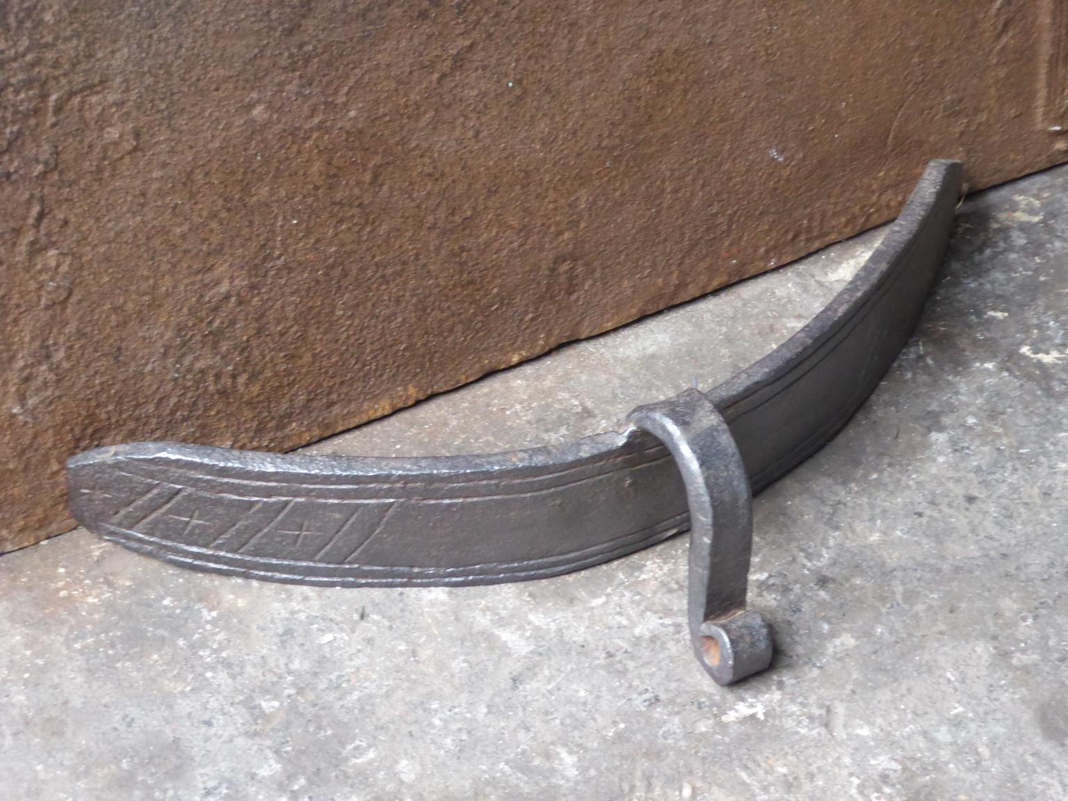 18th century French Louis XV period fire fender. The fender is made of wrought iron. The condition is good.







