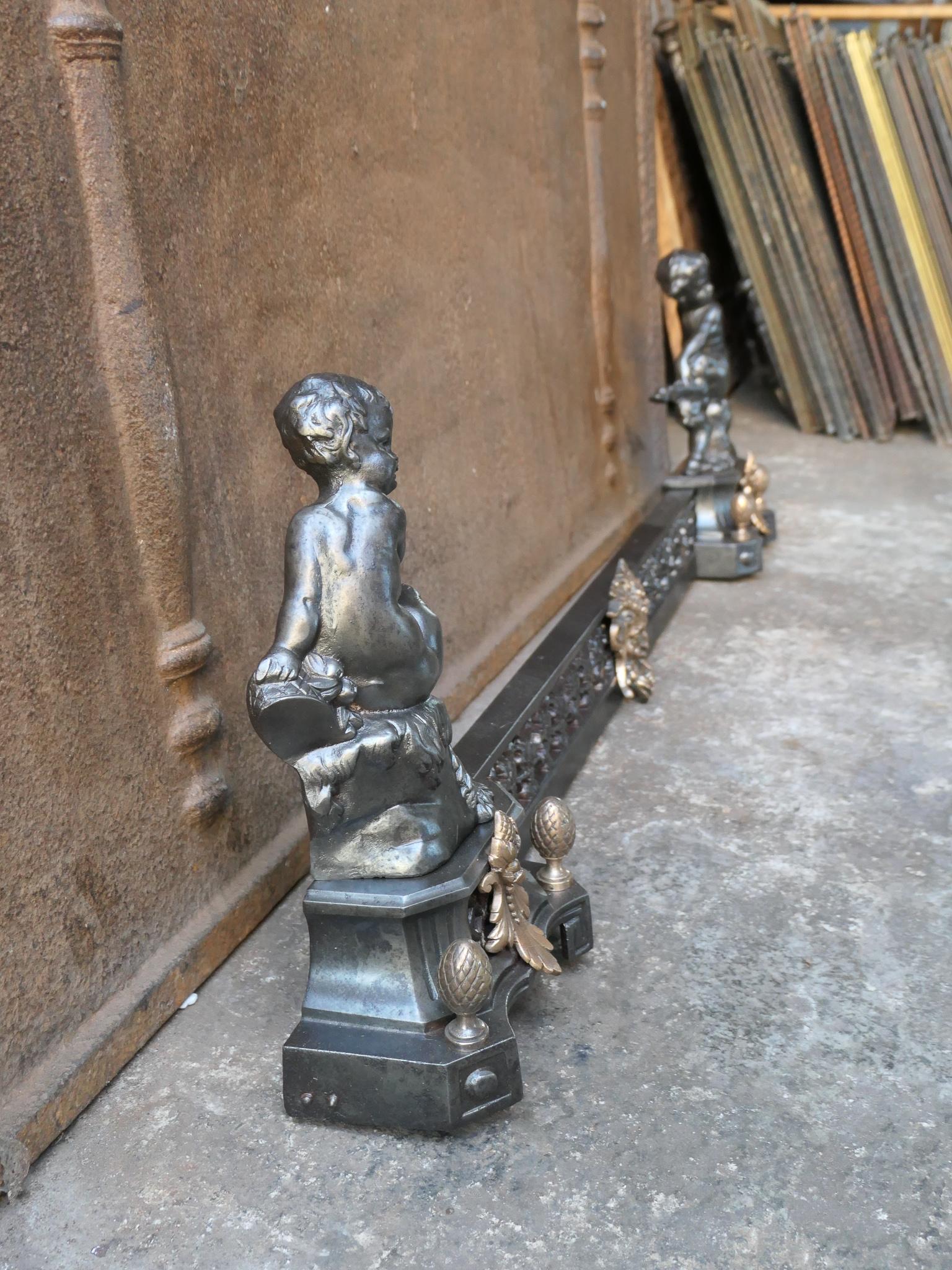 Antique French Fireplace Fender, 19th Century For Sale 6