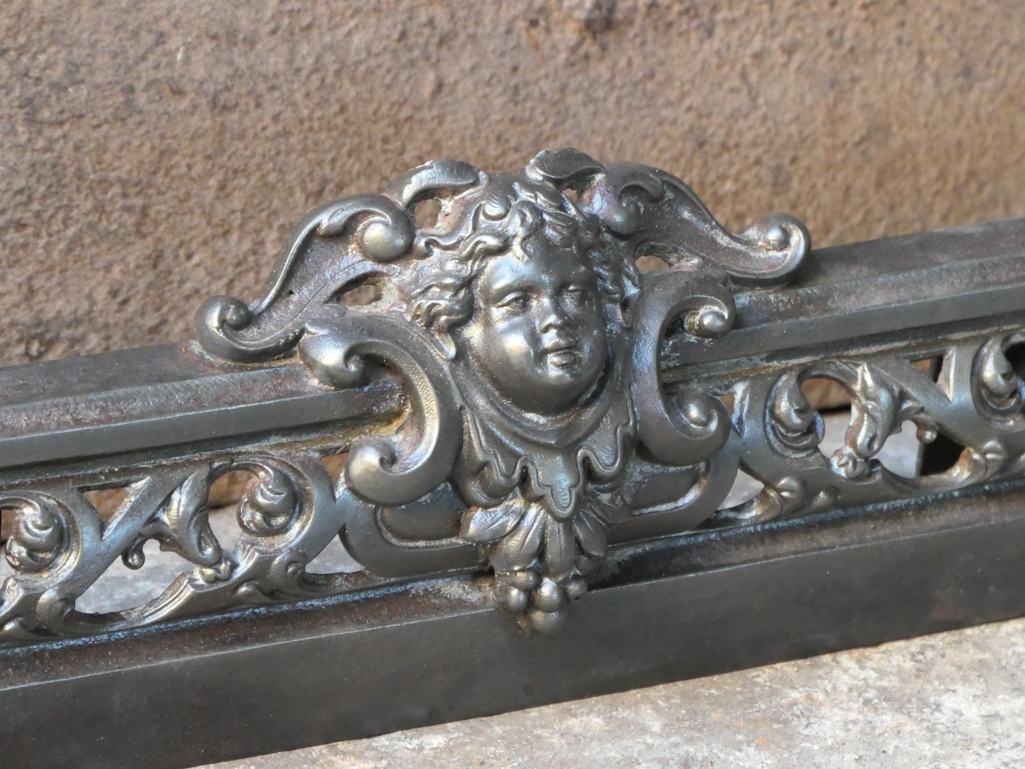 Antique French Fireplace Fender, 19th Century For Sale 2