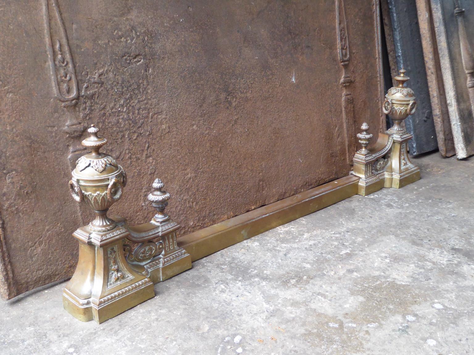 Antique French Fireplace Fender, 19th Century For Sale 4