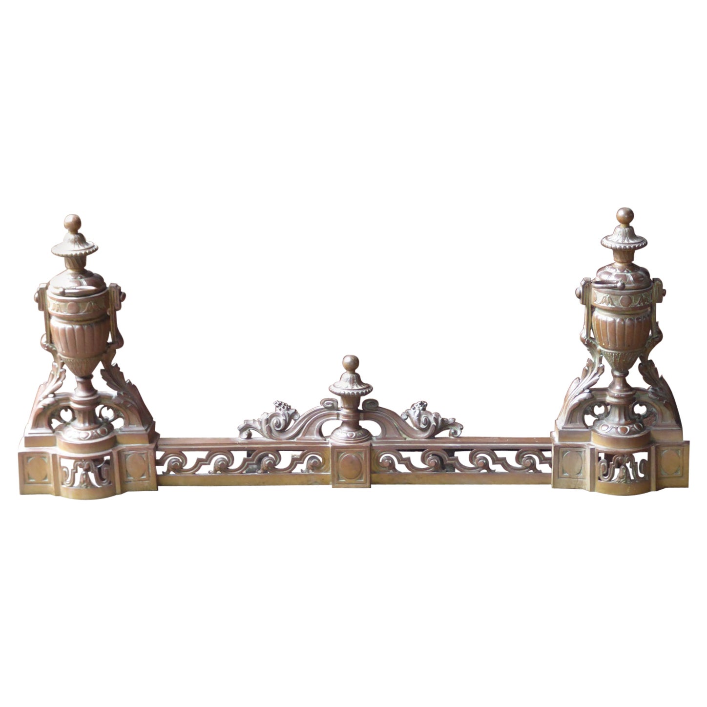 Antique French Defensa de chimenea, Siglo XIX