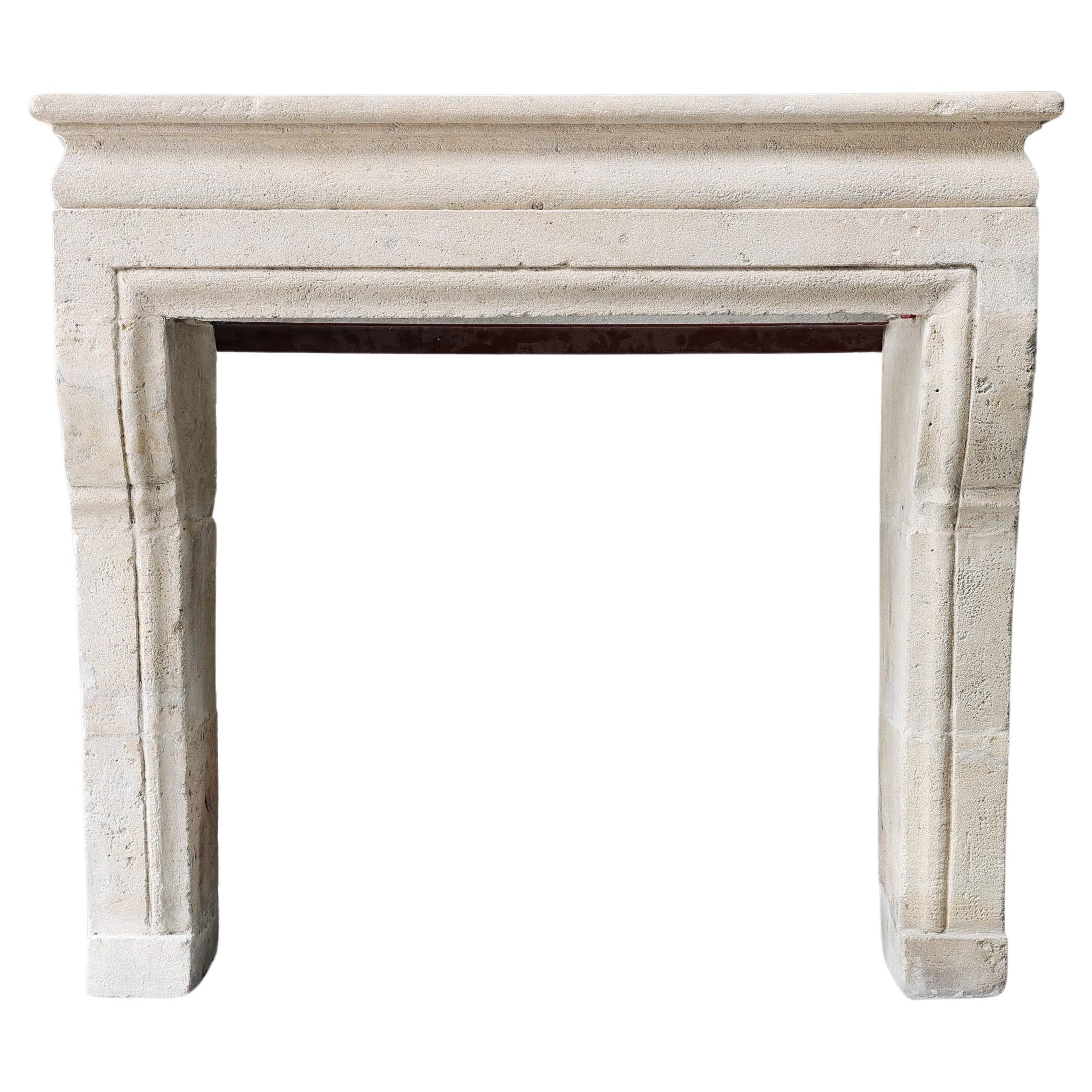 Antique French Fireplace from the 19th century in style of Campagnarde For Sale