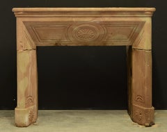 Antique French Fireplace in Sandstone