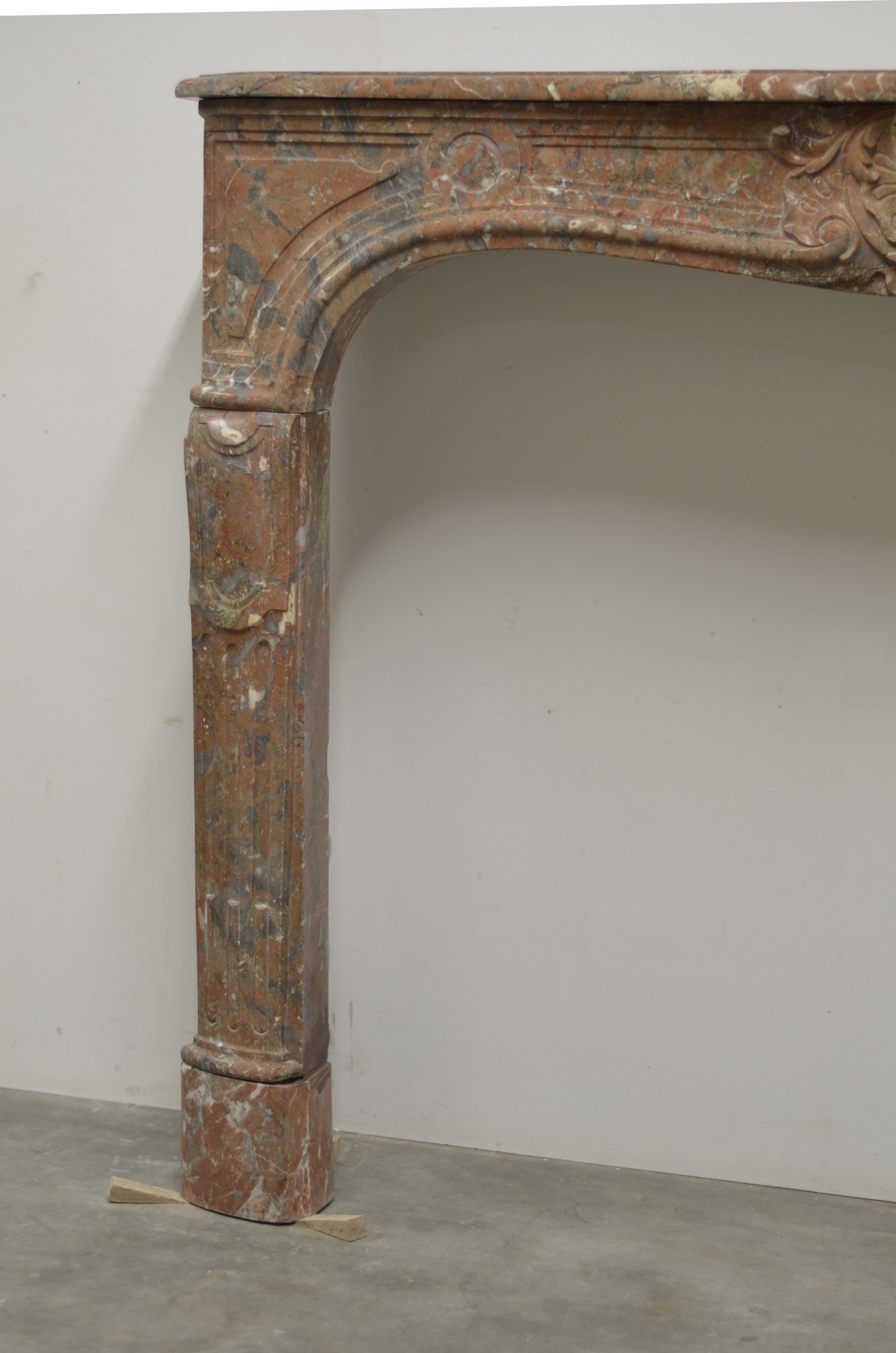 Antique French Fireplace Mantel 1