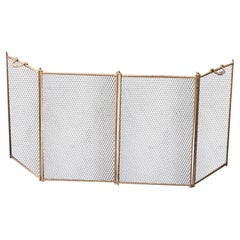 Antique French Fireplace Screen, 19th Century Antique French Fireplace Screen, 19th Century
