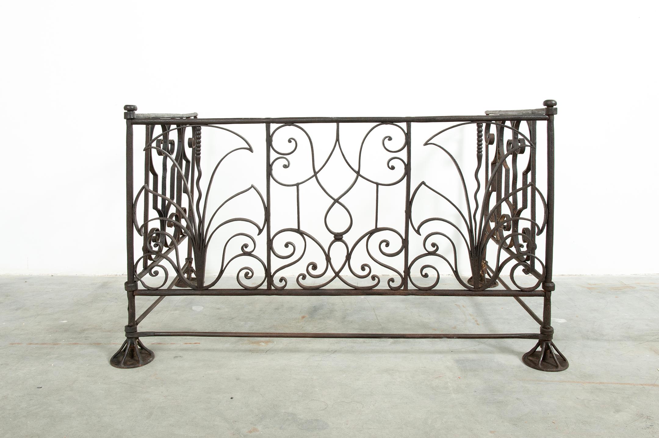 17th Century Antique French Fireplace Screen / Gate For Sale