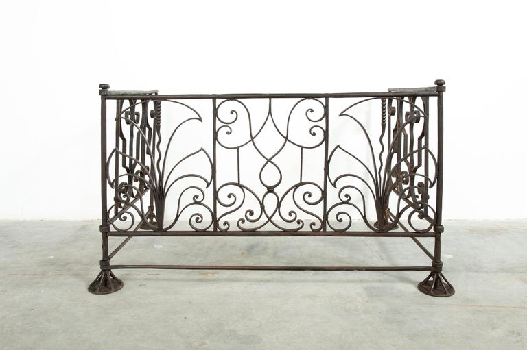 Antique French Fireplace Screen / Gate For Sale at 1stDibs