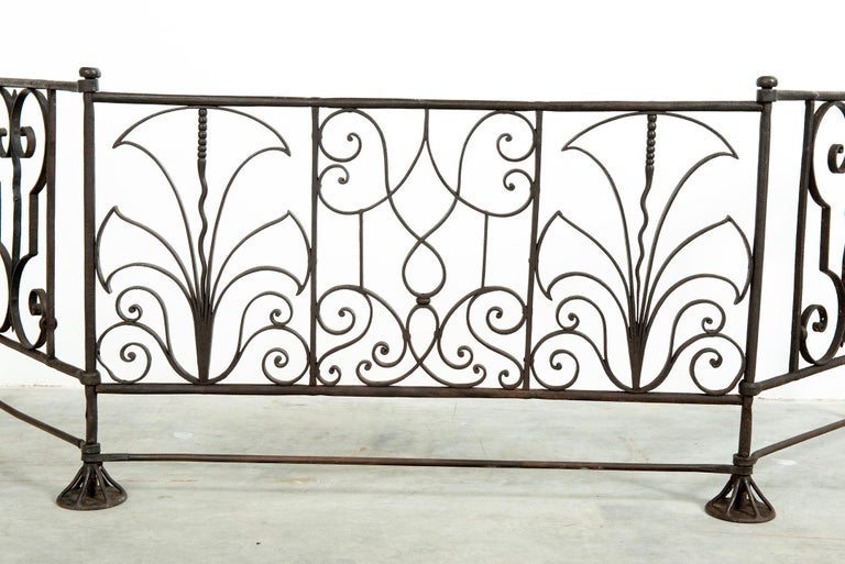 Antique French Fireplace Screen / Gate For Sale at 1stDibs
