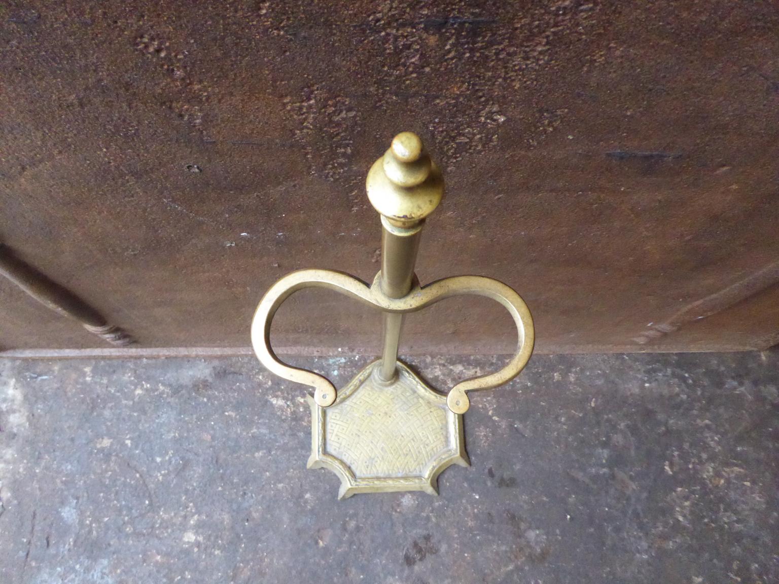 Antique French Fireplace Stand for Fireplace Tools, 19th Century In Good Condition In Amerongen, NL