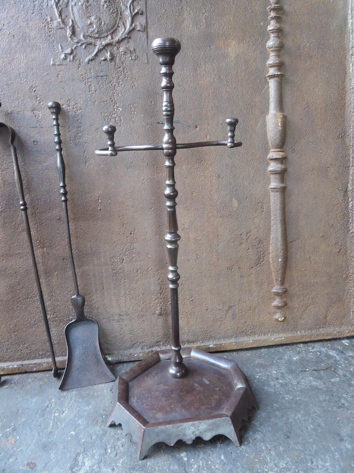 Antique French Fireplace Tools or Fire Tools, 19th Century 4