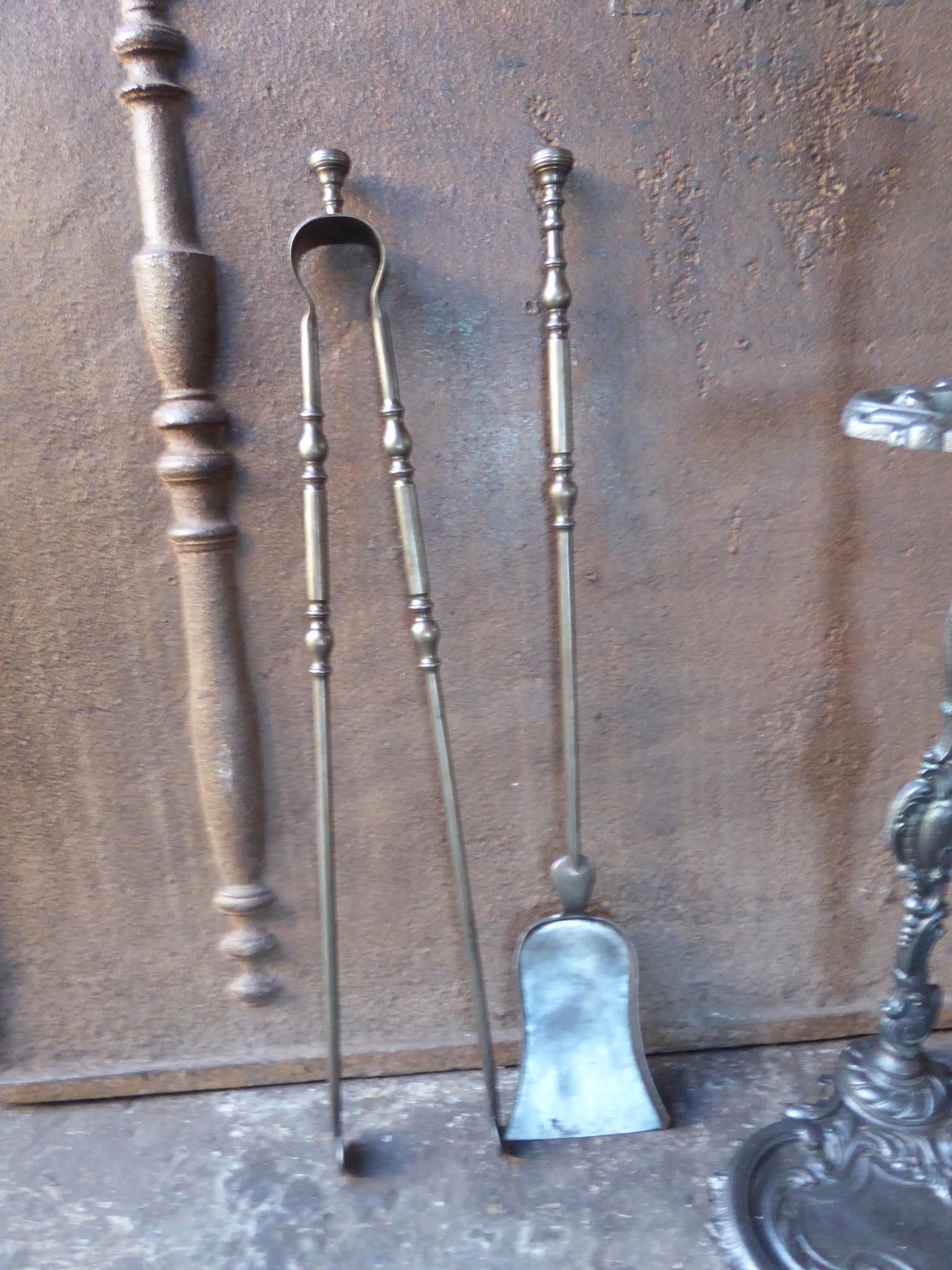 Antique French Fireplace Tools or Fire Tools, 19th Century 4