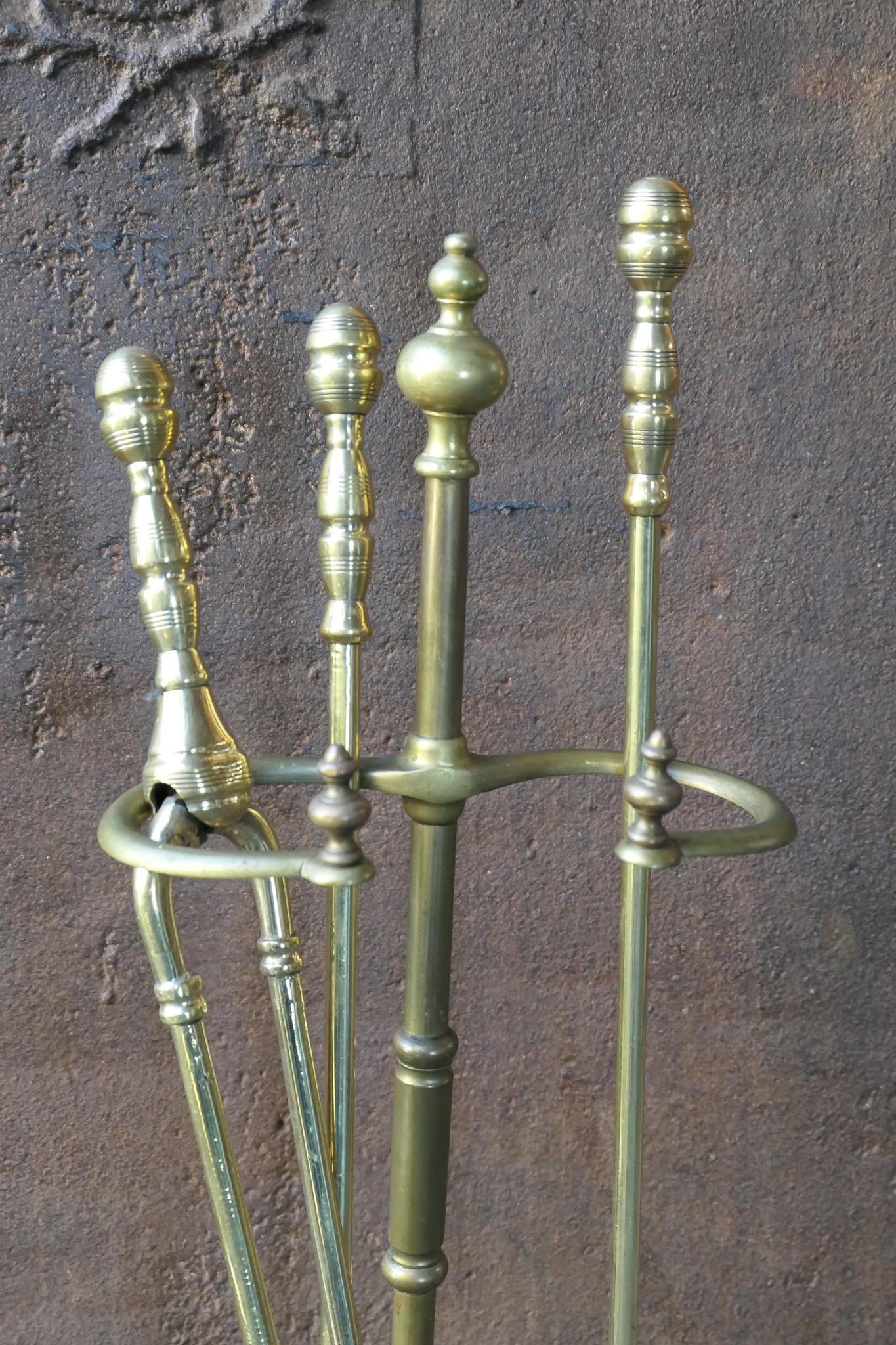 Antique French Fireplace Tools or Fire Tools, 19th Century For Sale 5