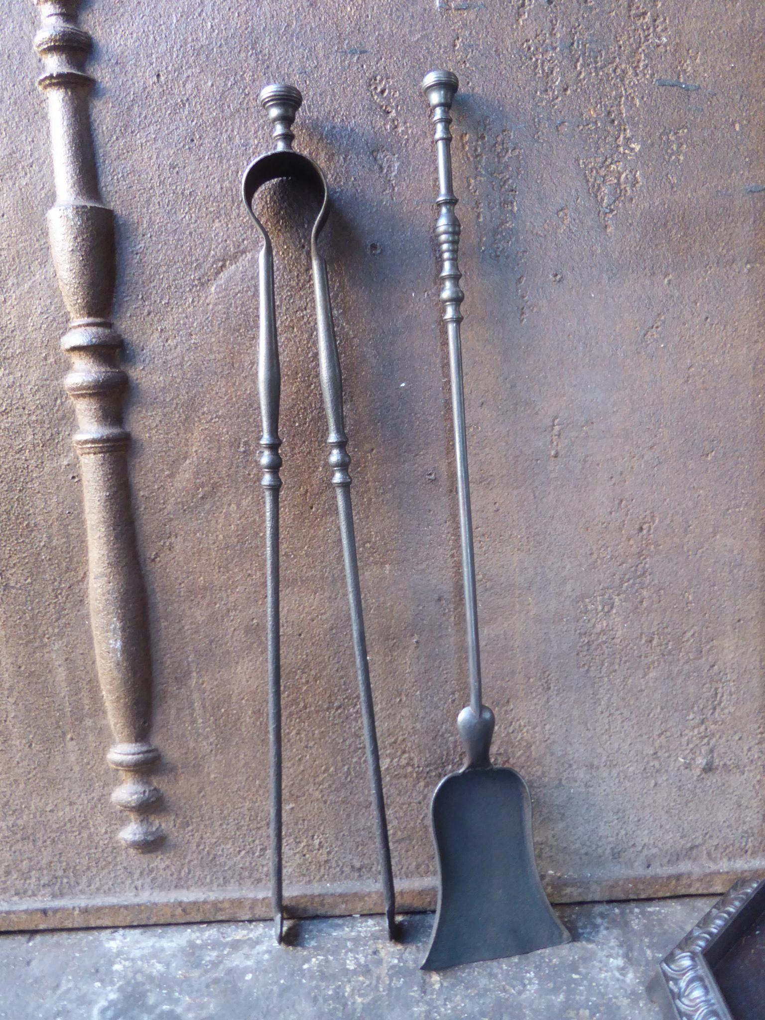 Antique French Fireplace Tools or Fire Tools, 19th Century 6