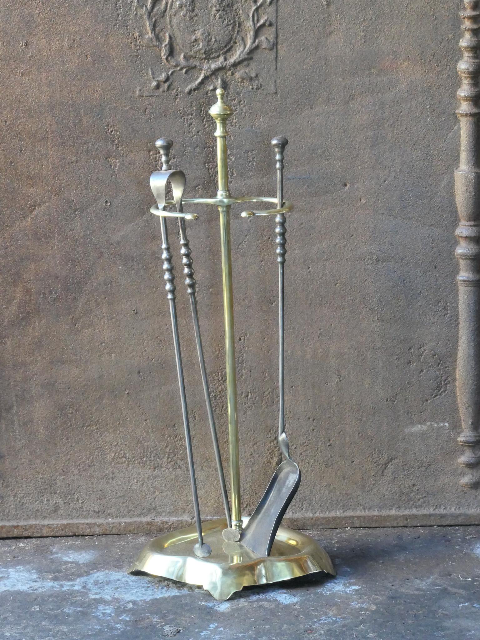 Napoléon III Outils de cheminée ou outils à feu français anciens, 19e siècle en vente