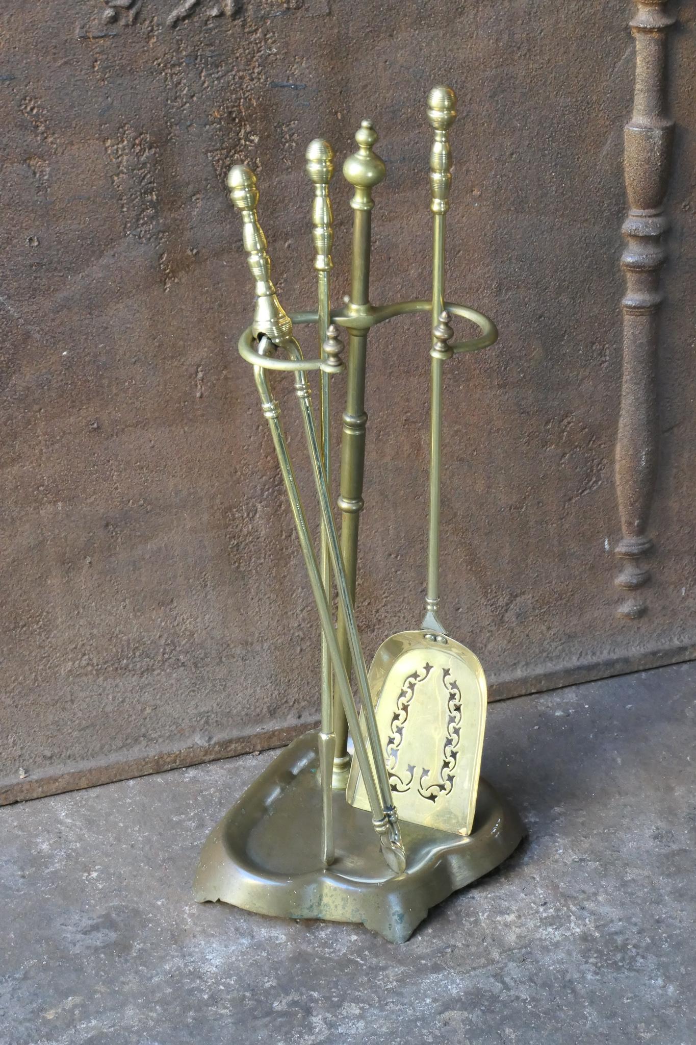 Antique French Fireplace Tools or Fire Tools, 19th Century For Sale 1