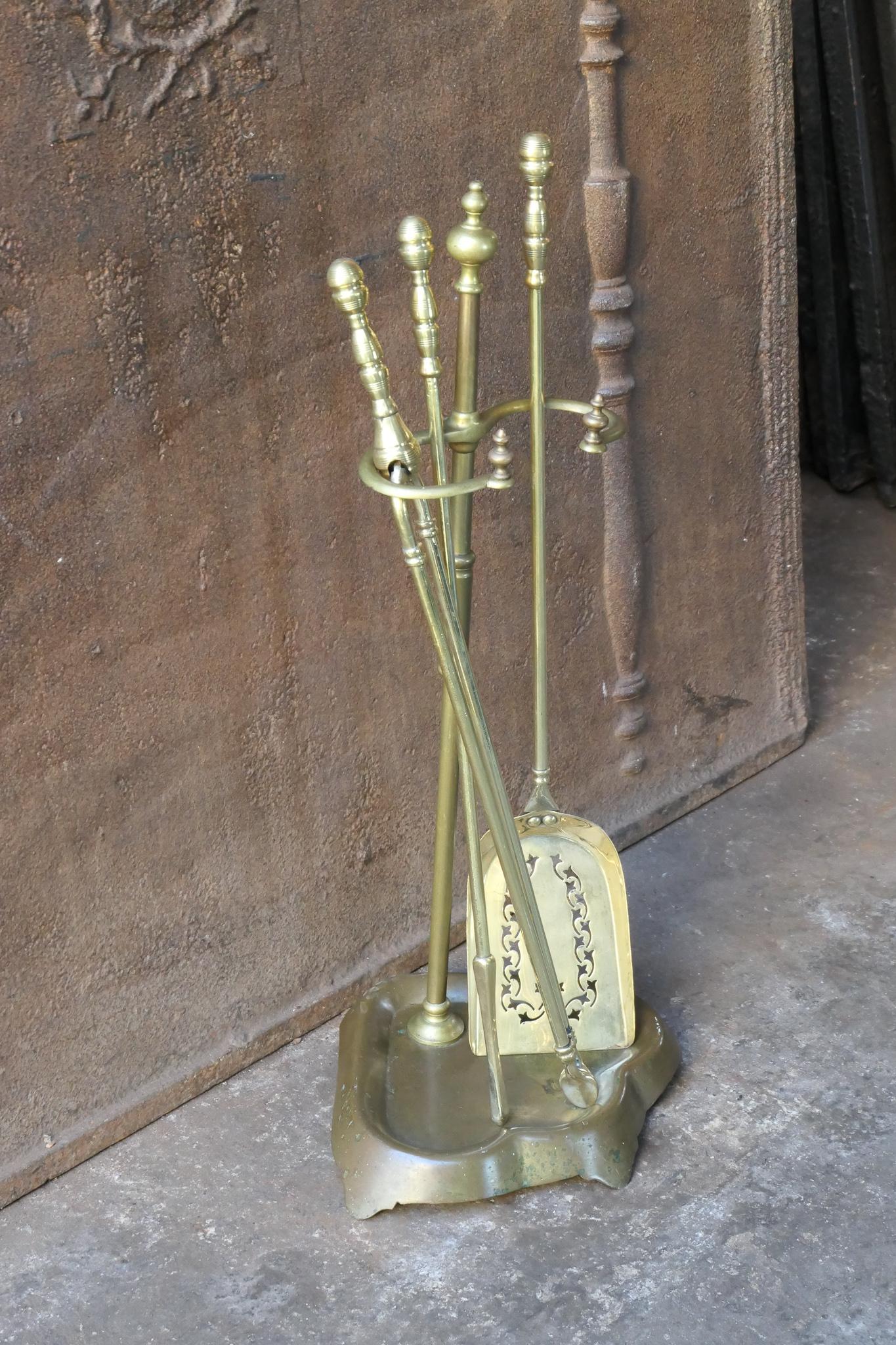 Antique French Fireplace Tools or Fire Tools, 19th Century For Sale 3