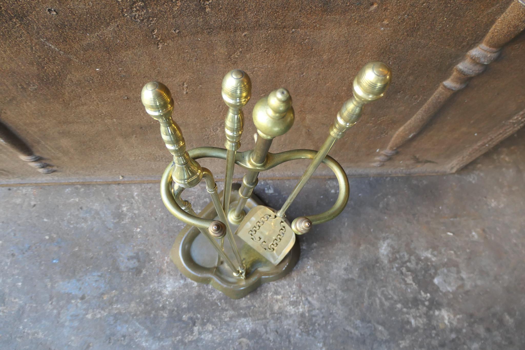 Antique French Fireplace Tools or Fire Tools, 19th Century For Sale 4
