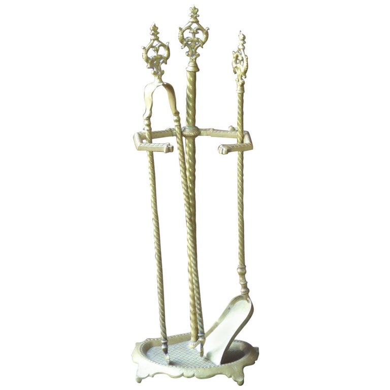 Antique French Fireplace Tools Or Fire 19th Century For - Antique French Fireplace Tools Antique French Fireplace Tools Or Fire 19th Century For - Antique French Fireplace Tools