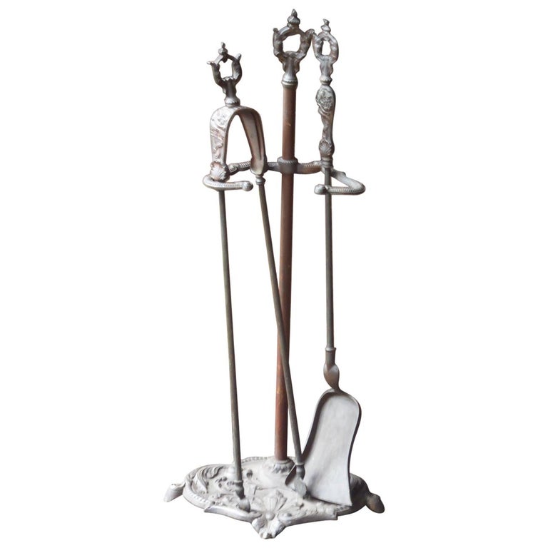 Antique French Fireplace Tools Or Fire 19th Century For - Antique French Fireplace Tools Antique French Fireplace Tools Or Fire 19th Century For - Antique French Fireplace Tools