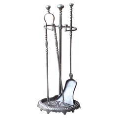 Antique French Fireplace Tools or Fire Tools, 19th Century