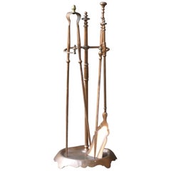 Outils ou outils de cheminée français anciens, 19ème siècle