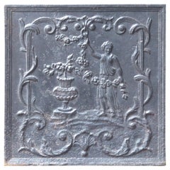 Louis XV Fireplace Tools and Chimney Pots