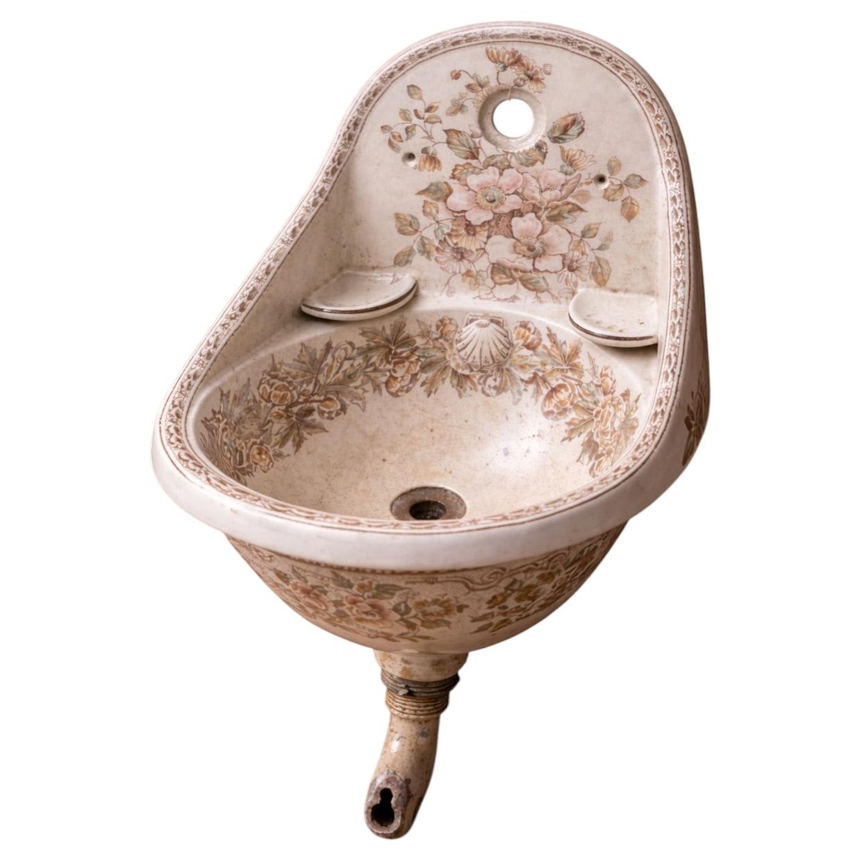 Antique Porcher French Porcelain Bidet at 1stDibs