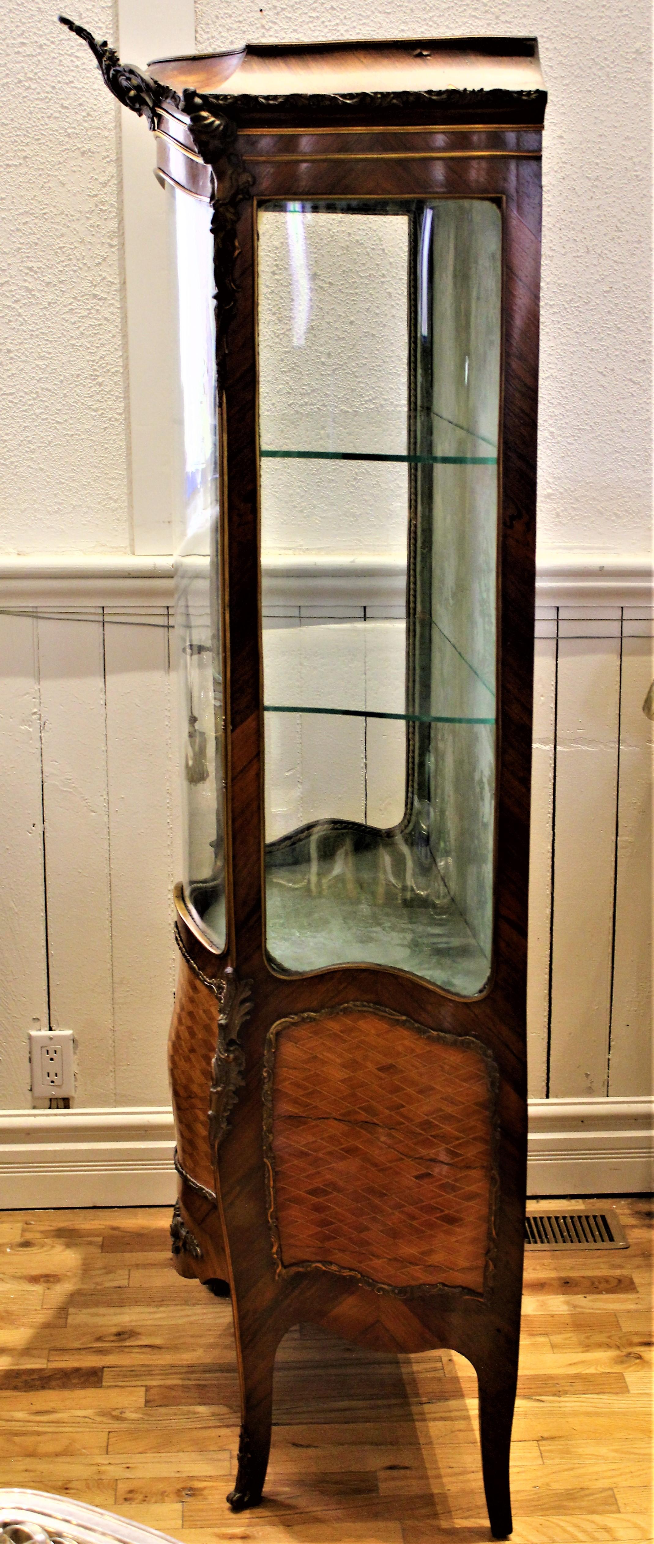 antique vitrine cabinet