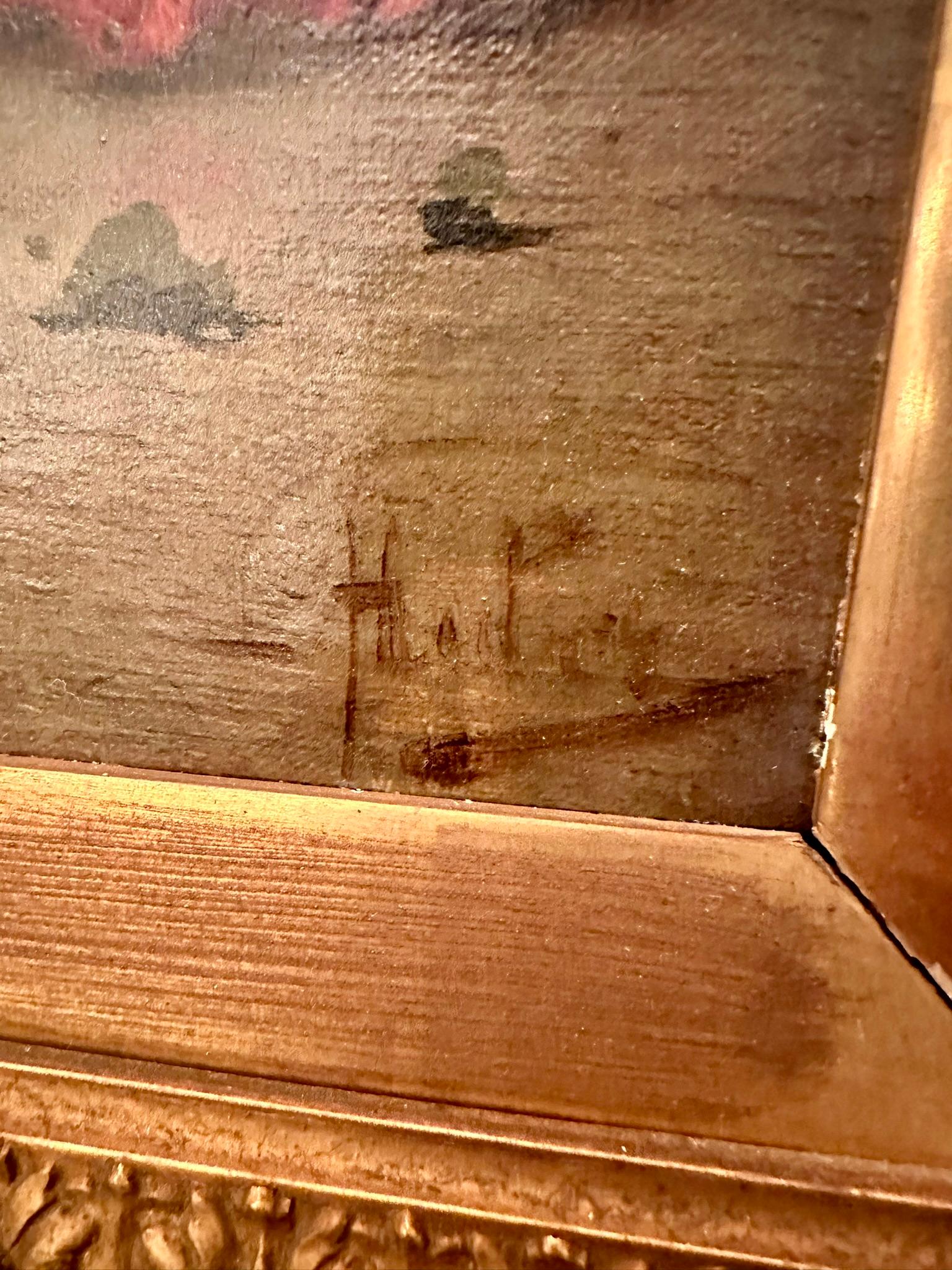 Antique French Framed Oil on Canvas Still Life Painting, Circa 1880-1890. In Good Condition For Sale In New Orleans, LA