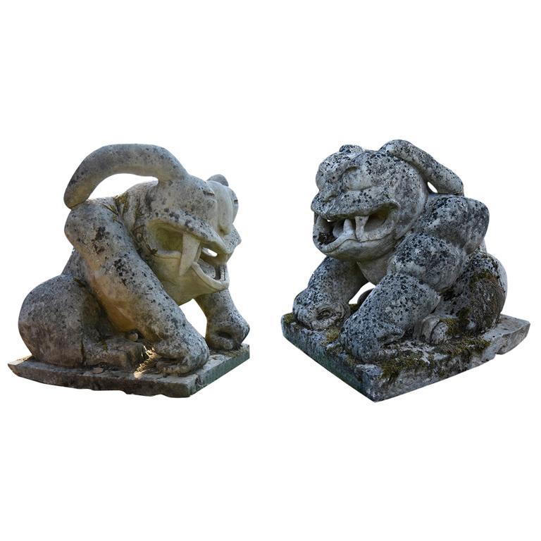 Antique French Frogs, 19th Century