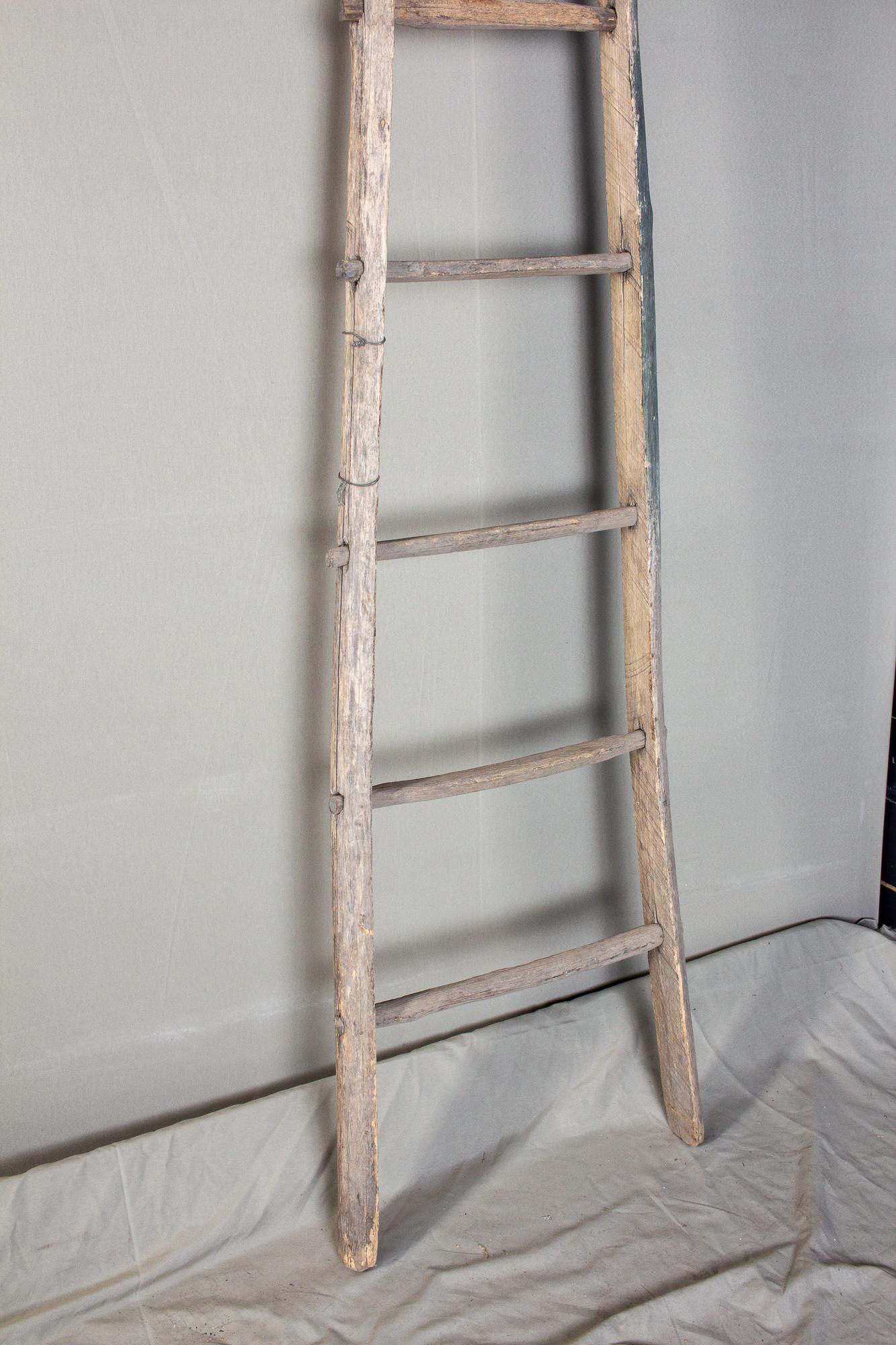 Antique French Fruit Tree Harvest Ladder 1